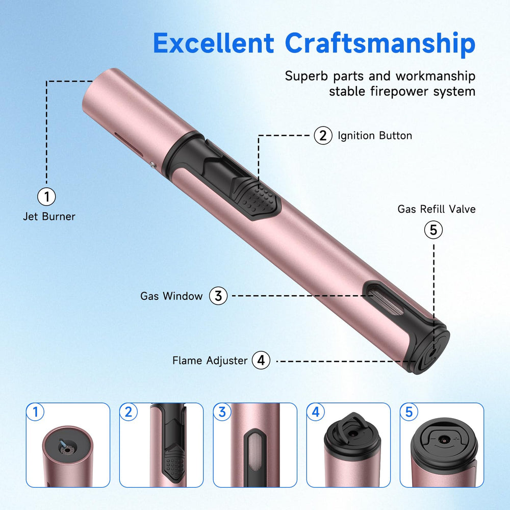 TOPKAY adjustable flame control for precise heat on grilling and searing.