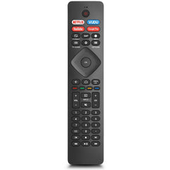 TOPKIND Philips remote front view with easy shortcut access for Netflix