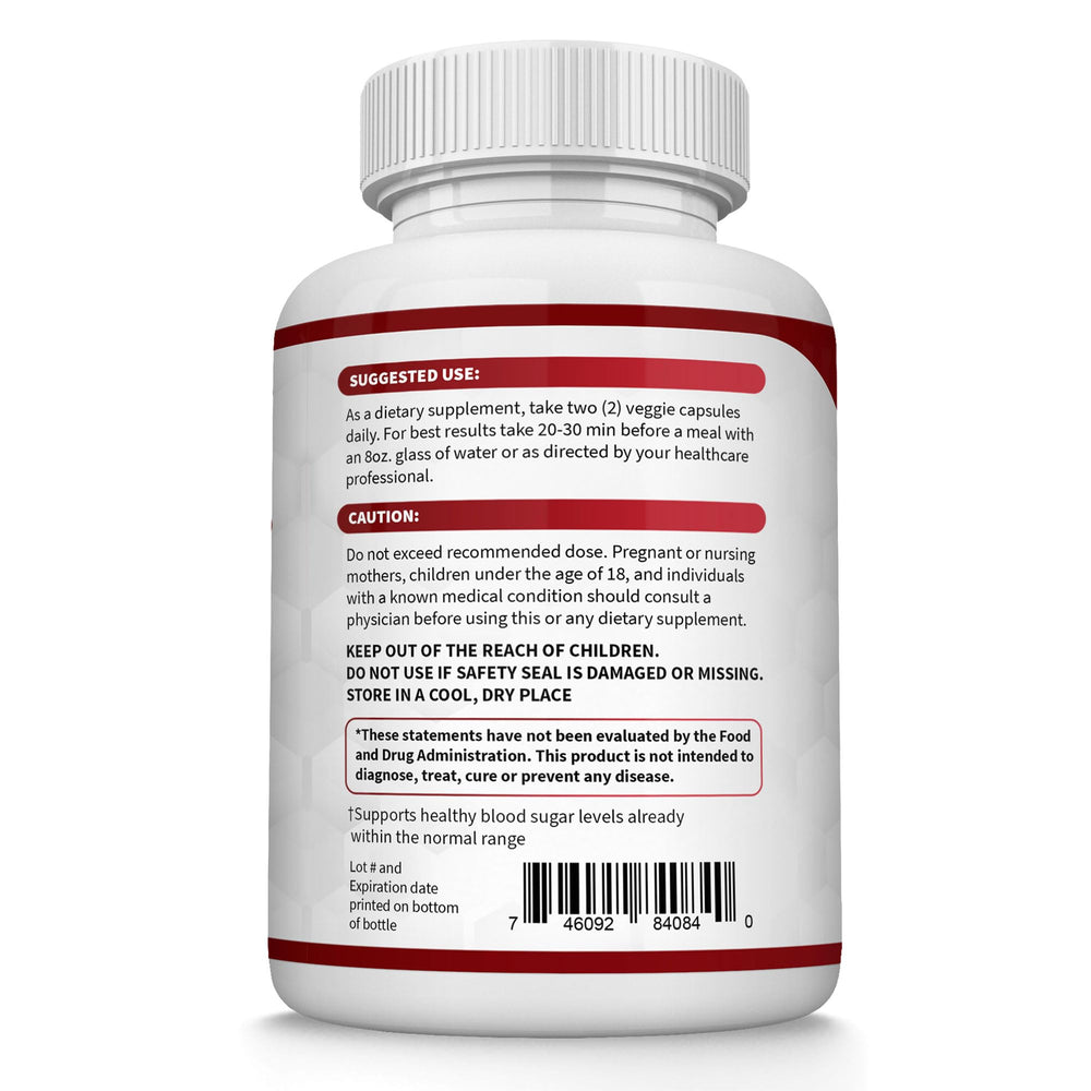 Toplux Blood Sugar Complex 30-day supply supports consistent wellness habits.