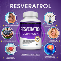 Toplux Resveratrol bottle pour demonstrating easy daily supplementation