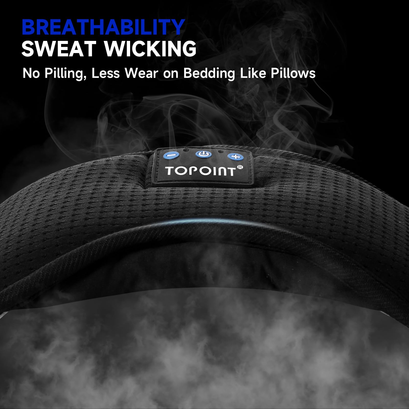 TOPOINT Bluetooth sleep headphones enable handsfree calls and music playback