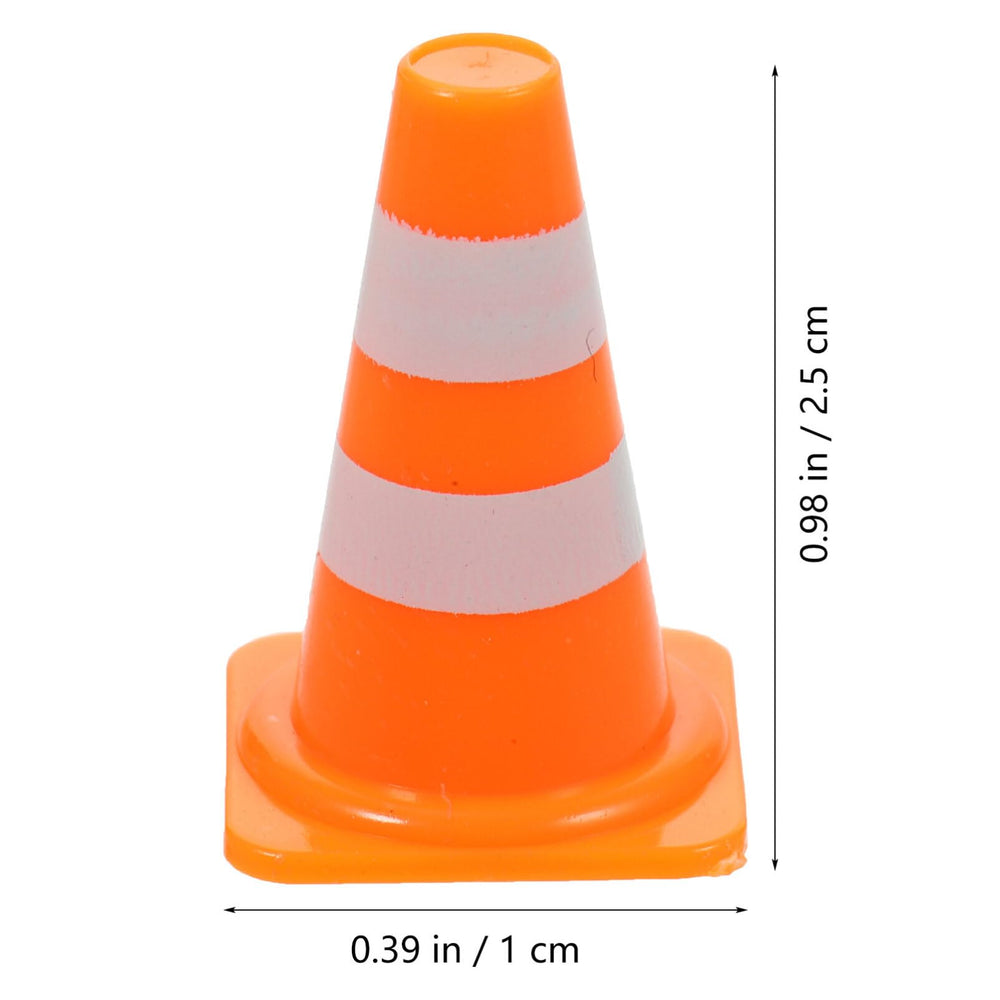 Topperfun 1 inch orange striped cones for quick obstacle setup