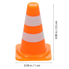 Topperfun 1 inch orange striped cones for quick obstacle setup