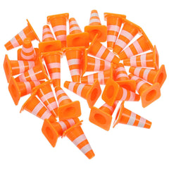 Topperfun mini traffic cones orange collection for boundary marking