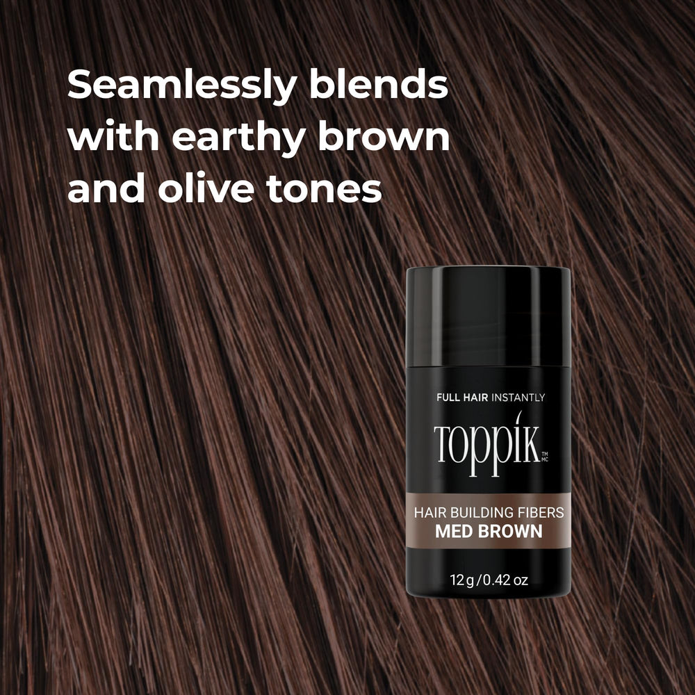 Toppik Hair Fibers model before after look