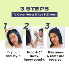 TOPPIK wind-rain-resistant root concealment spray for lasting coverage.