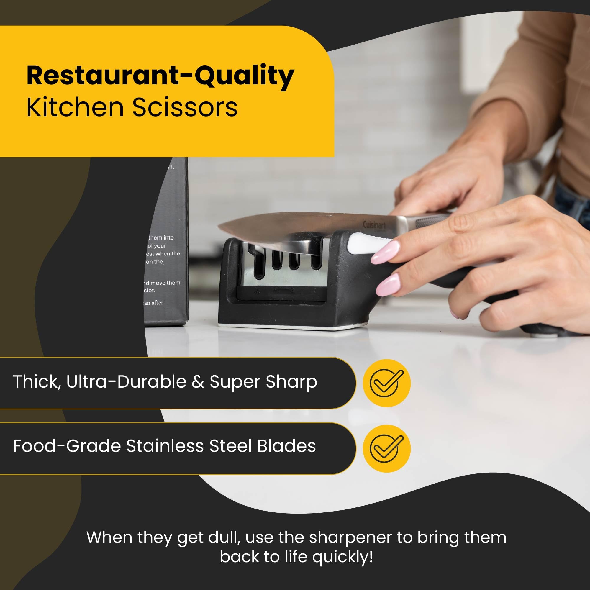 TopShelf Kitchenware small seafood scissors ideal for herbs and tight spots.