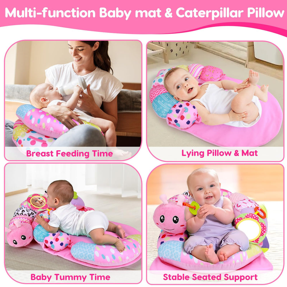 Topsochir baby mirror on the playmat for visual tracking during floor time