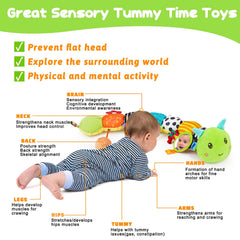 Topsochir caterpillar crinkle area creates gentle crinkle sounds.