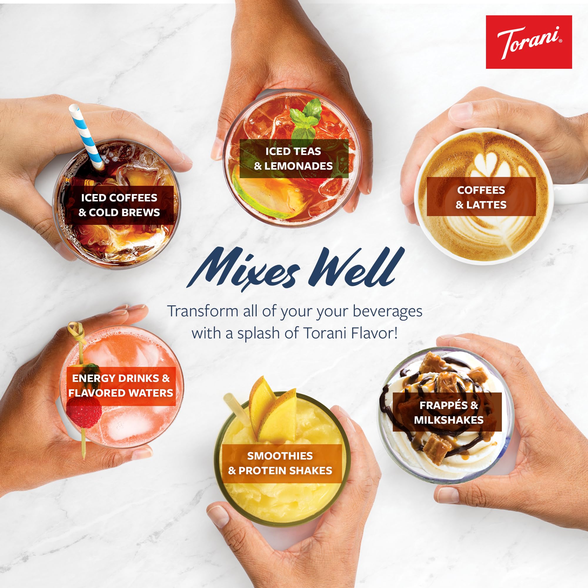 Torani inspires creative drinks for gatherings and refreshments.