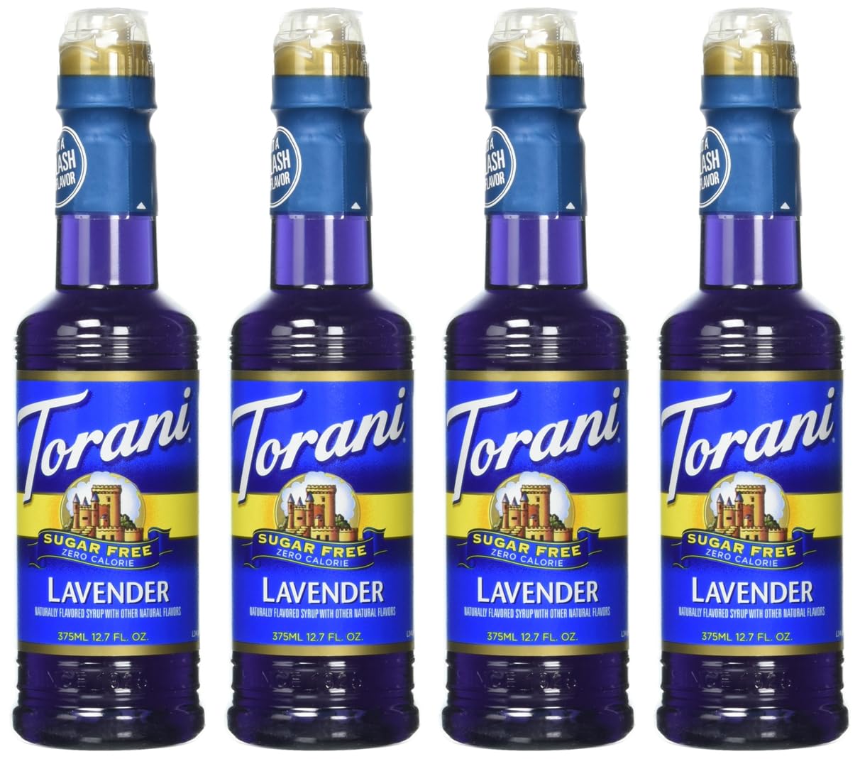 Torani Lavender Syrup bottle for sugar-free flavor in beverages