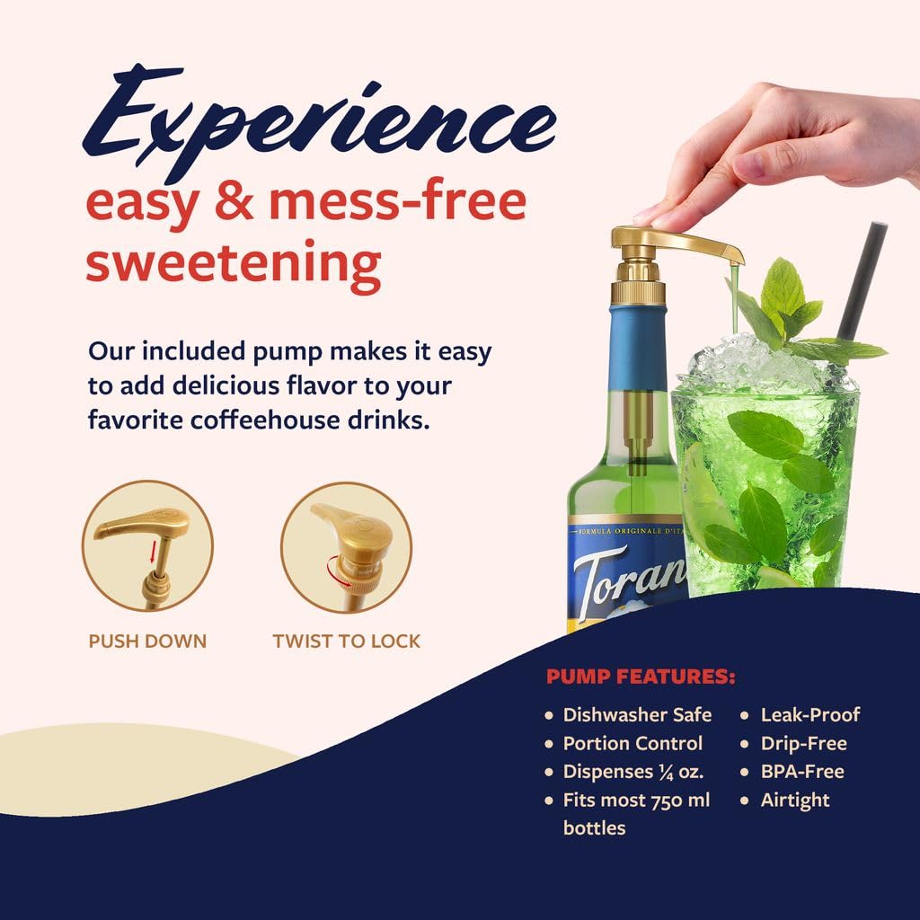 Torani Sugar Free Lime Syrup ideal for cocktails and mocktails