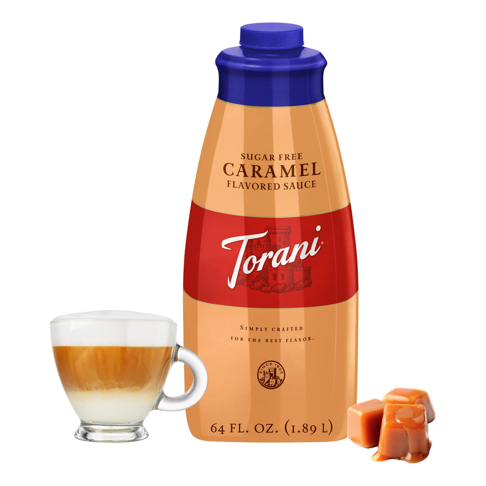 Torani Puremade sauce ingredients closeup highlighting simple natural components