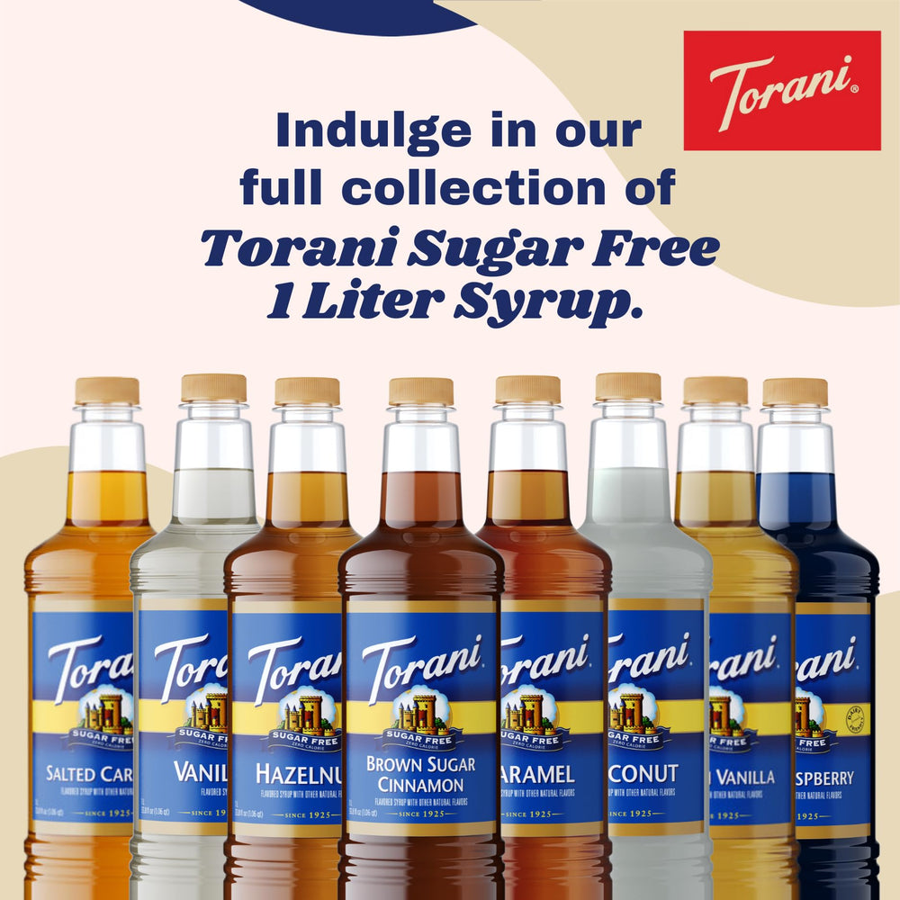 Torani sugar-free blue raspberry syrup dairy-friendly-mixing with milks