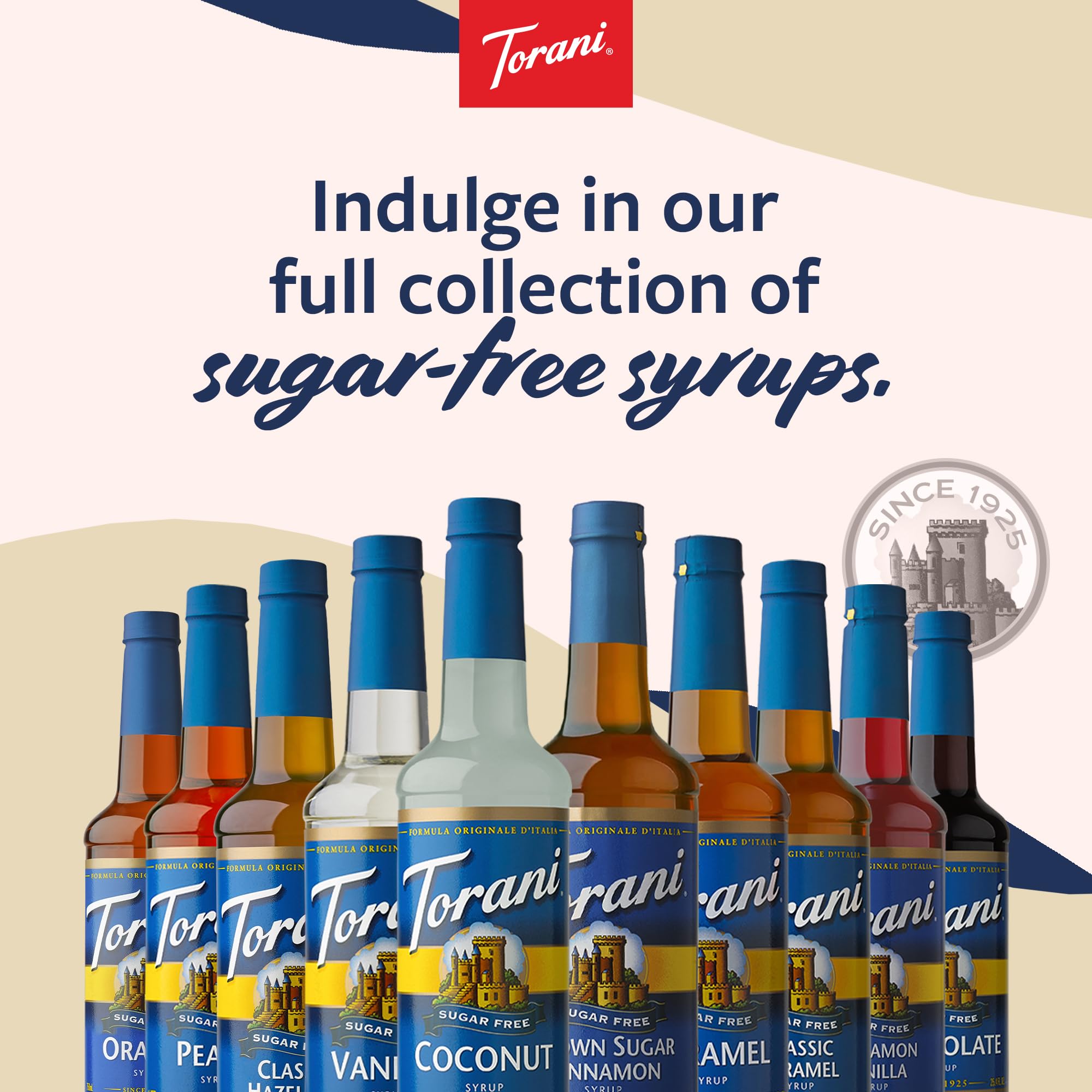 Cafe-style beverages at home with Torani Sugar Free Brown Sugar Cinnamon.