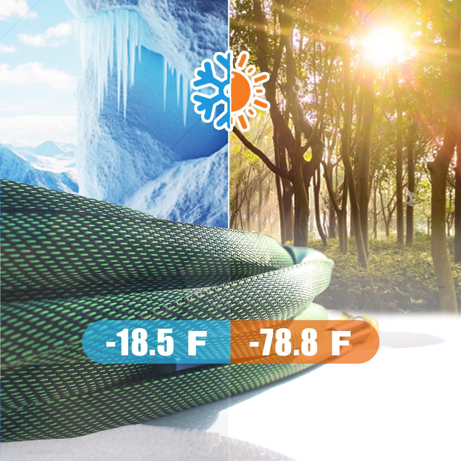 Torioweg lightweight hose design for easy handling and compact storage