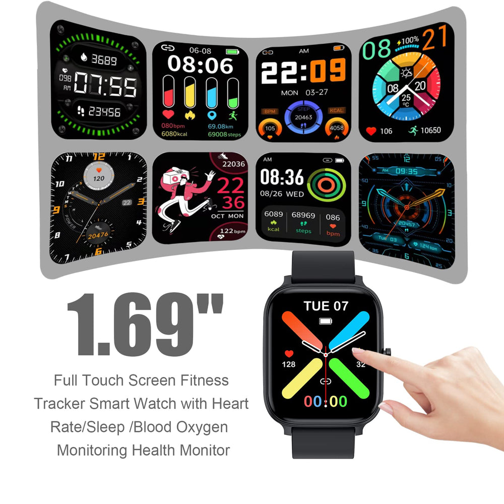 Torjalph I68 1.69-inch full touch display enables easy navigation on the go.