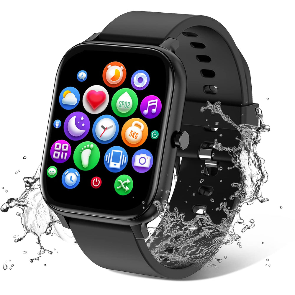 Torjalph I68 IP68 waterproof smartwatch ready for swimming and rainproof workouts.