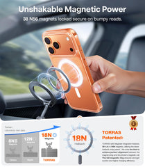 TORRAS slim case with comfortable grip and fingerprint-resistant coating.