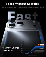 TORRAS MiniMag included USB-C cable enables quick recharging and convenience