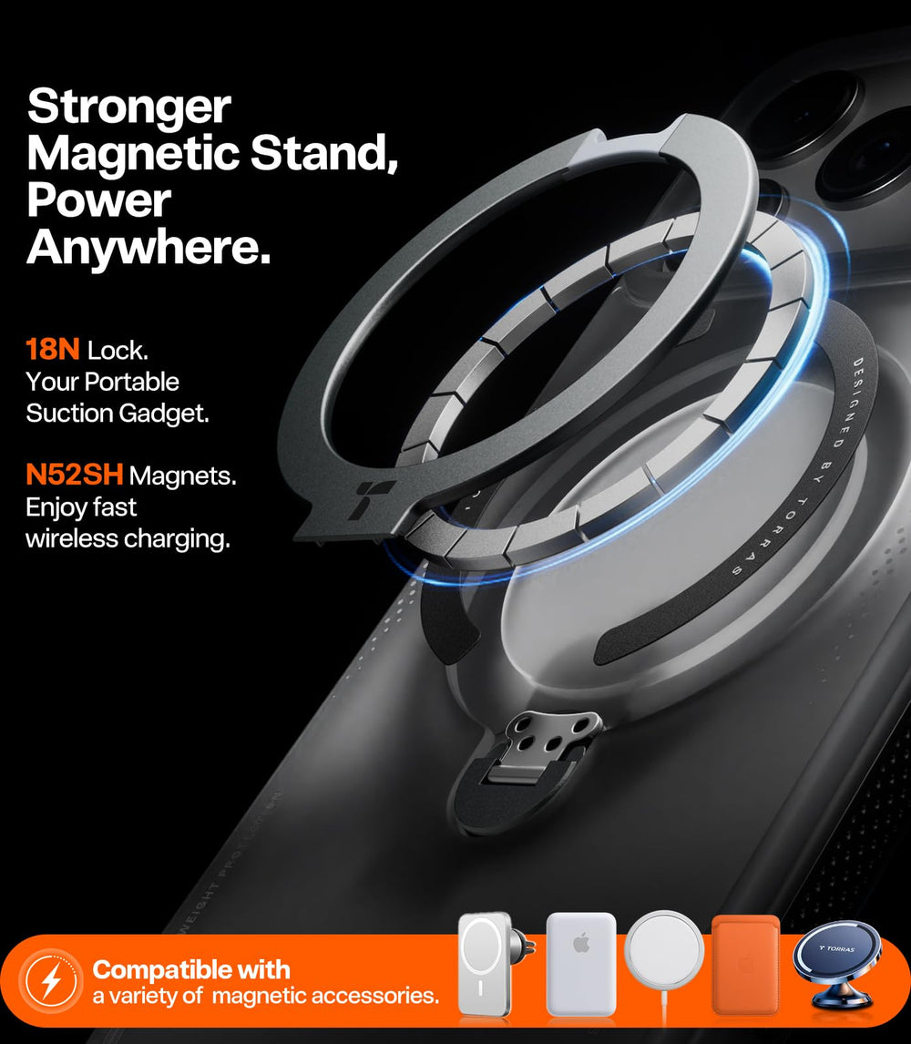 TORRAS Ostand Q3 Air drop protection highlighting airbag cushioning