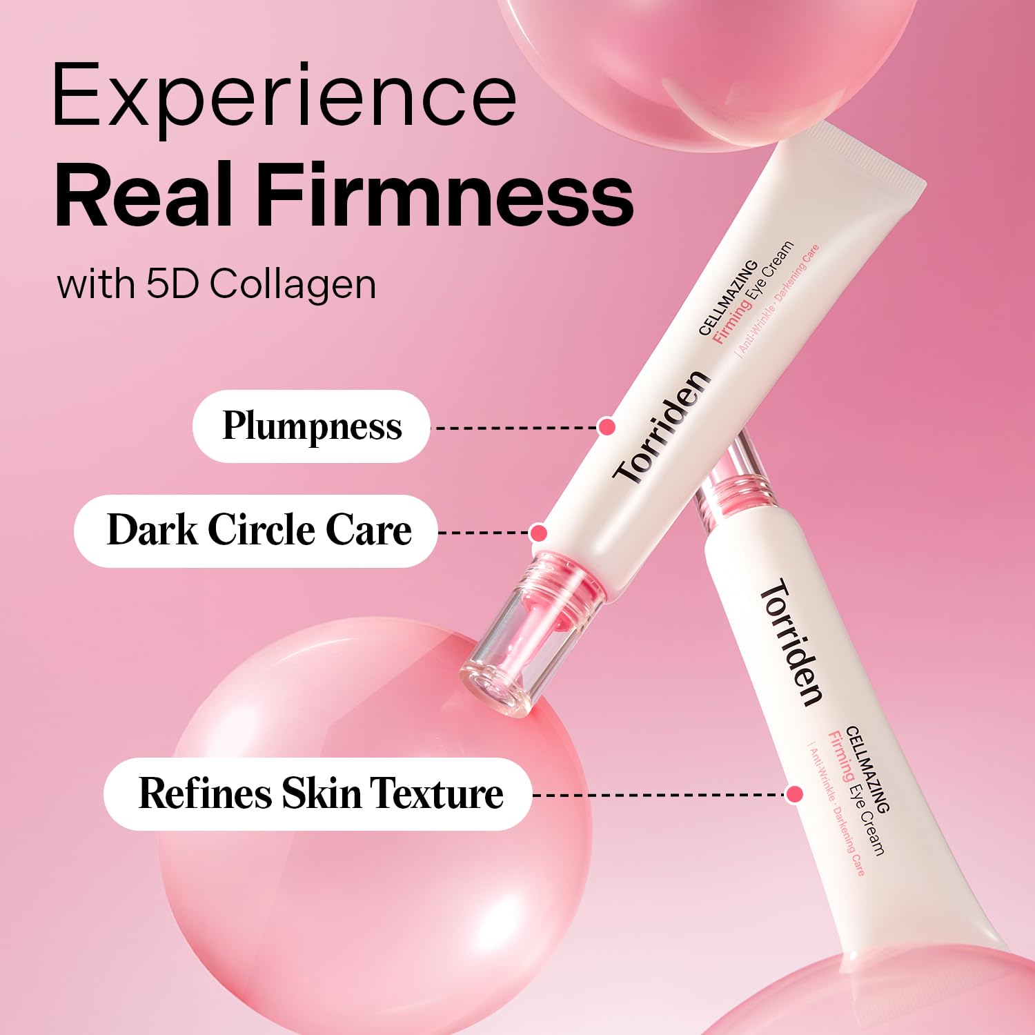 Torriden CELLMAZING 5D collagen matrix visualization suggesting hydration