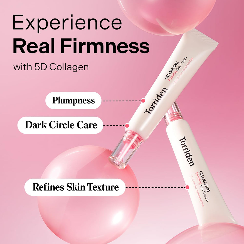 Torriden CELLMAZING 5D collagen matrix visualization suggesting hydration
