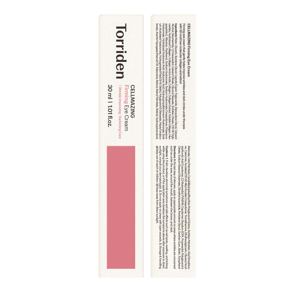Torriden CELLMAZING eco-label emphasizing vegan and recyclable packaging