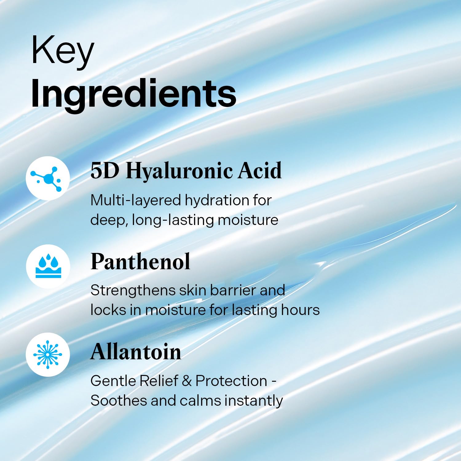 Torriden DIVE IN sensitive-skin formula close-up showing gentle soothing care.