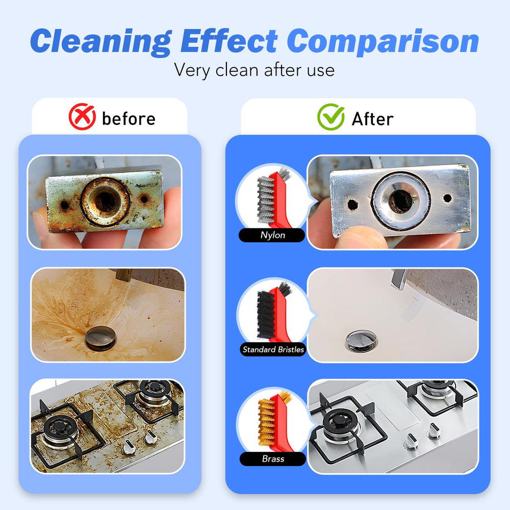 Toseery ergonomic grip aids easy, precise cleaning.