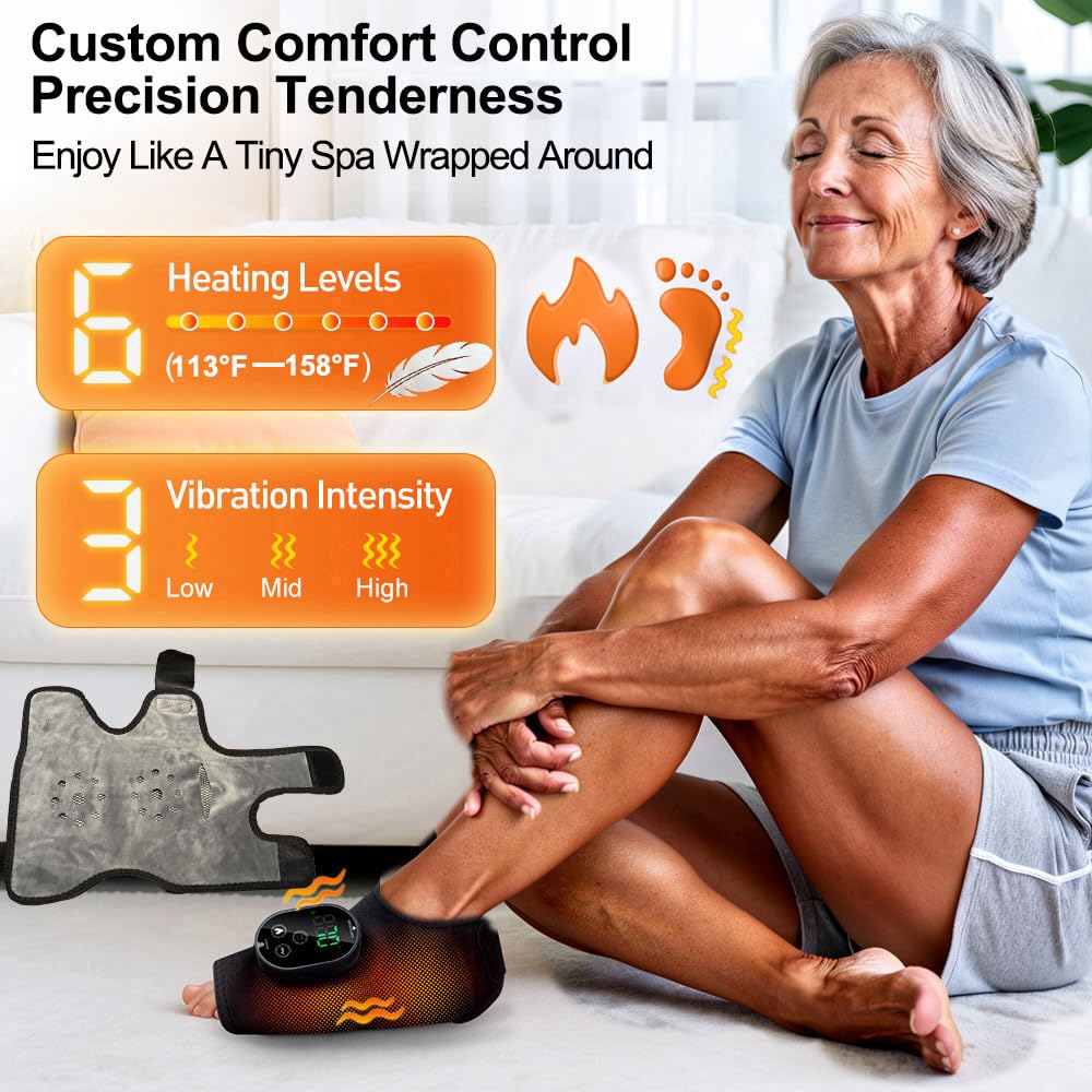 TOSOENPHY adjustable wrap secures a comfortable fit for different foot sizes.