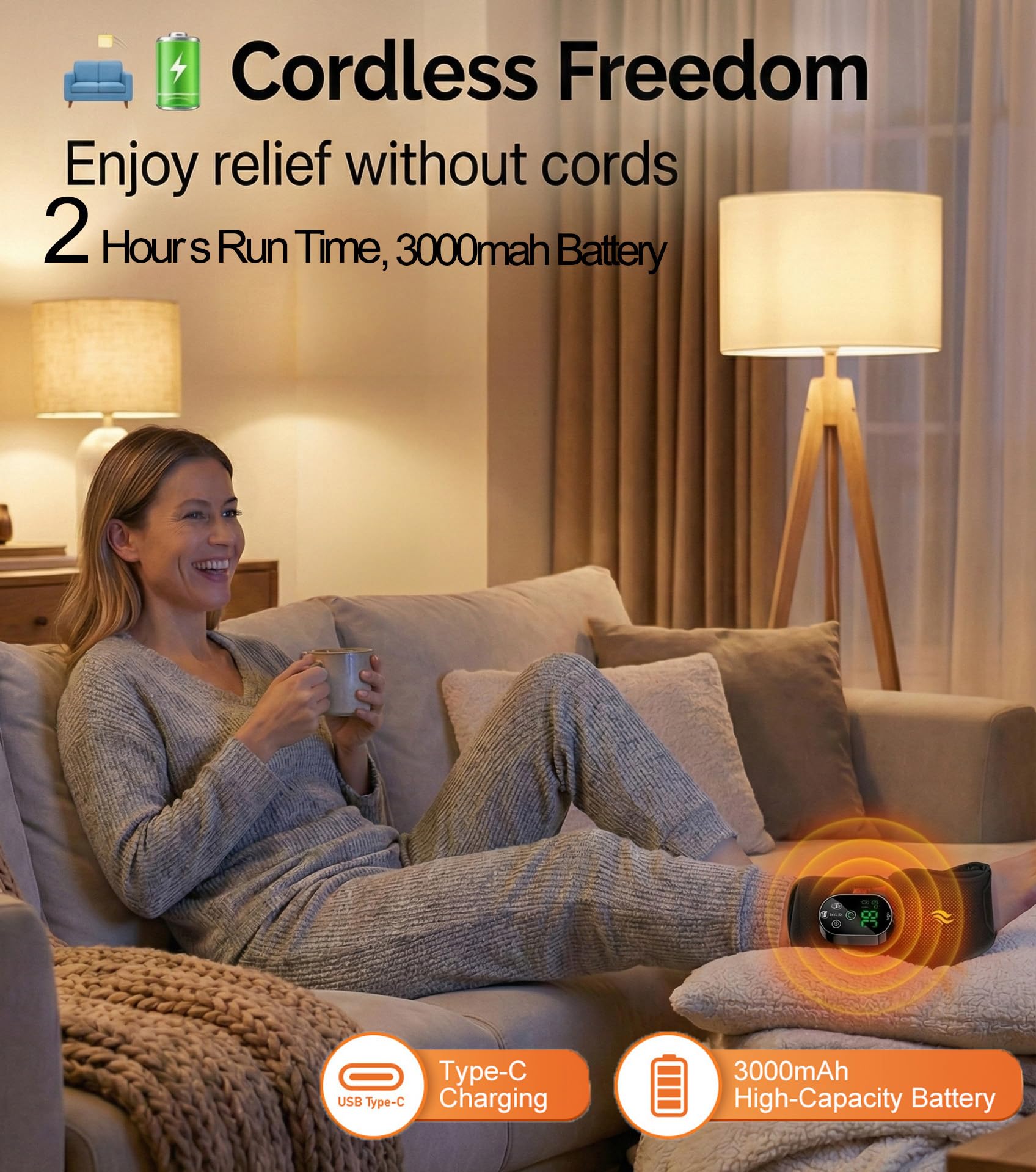 TOSOENPHY portable design emphasizes travel-friendly foot care anywhere.