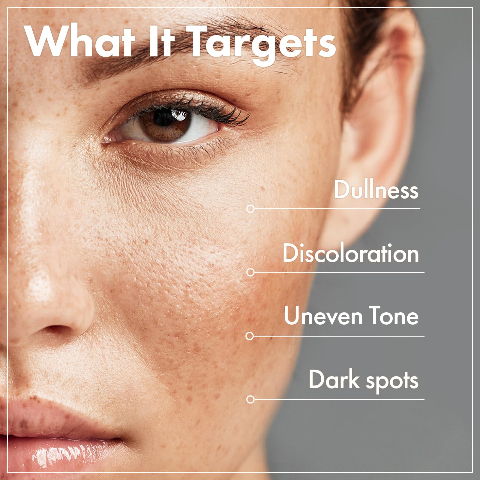 Dispense action demonstrates easy daily use for a consistent skincare routine.