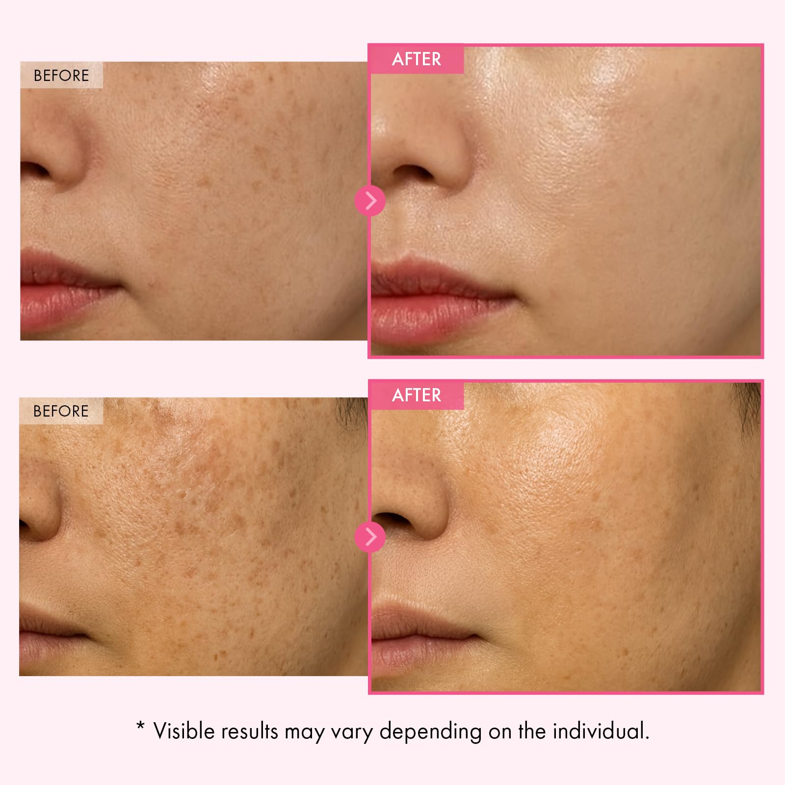 Skin swatch on skin reveals even tone with subtle hydration.