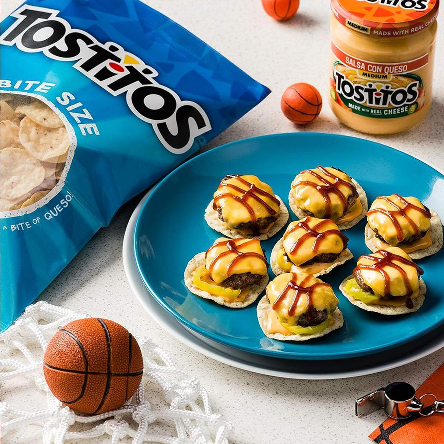 Tostitos Bite Sized Rounds no artificial flavors, clean tasting chips.