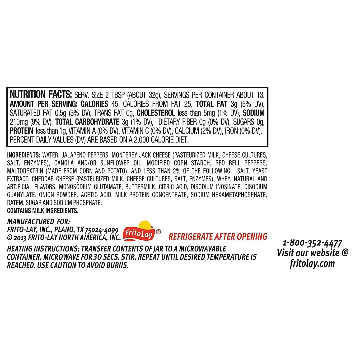 Tostitos Queso Variety Pack Chipotle Salsa jar for smoky heat