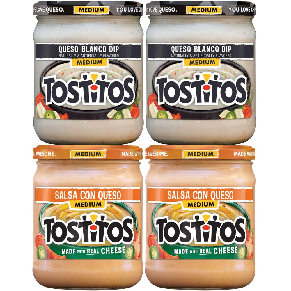 Tostitos Queso Variety Pack Splash of Lime Salsa jar for bright flavor