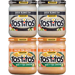 Tostitos Queso Variety Pack Splash of Lime Salsa jar for bright flavor