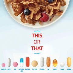 Total Breakfast Cereal being poured with cold milk for a quick breakfast