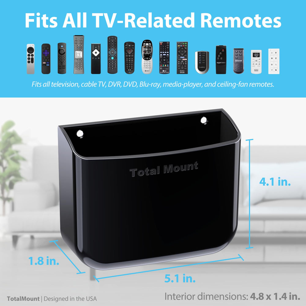 TotalMount tool-free installation shown without drilling.
