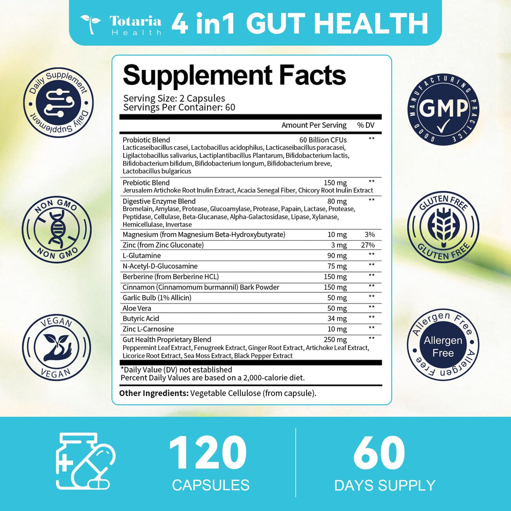 Totaria GMP-certified and third-party lab-tested seal on packaging.
