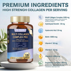 Totaria 18-in-1 hair and nails visual implies stronger, shinier hair and nails.