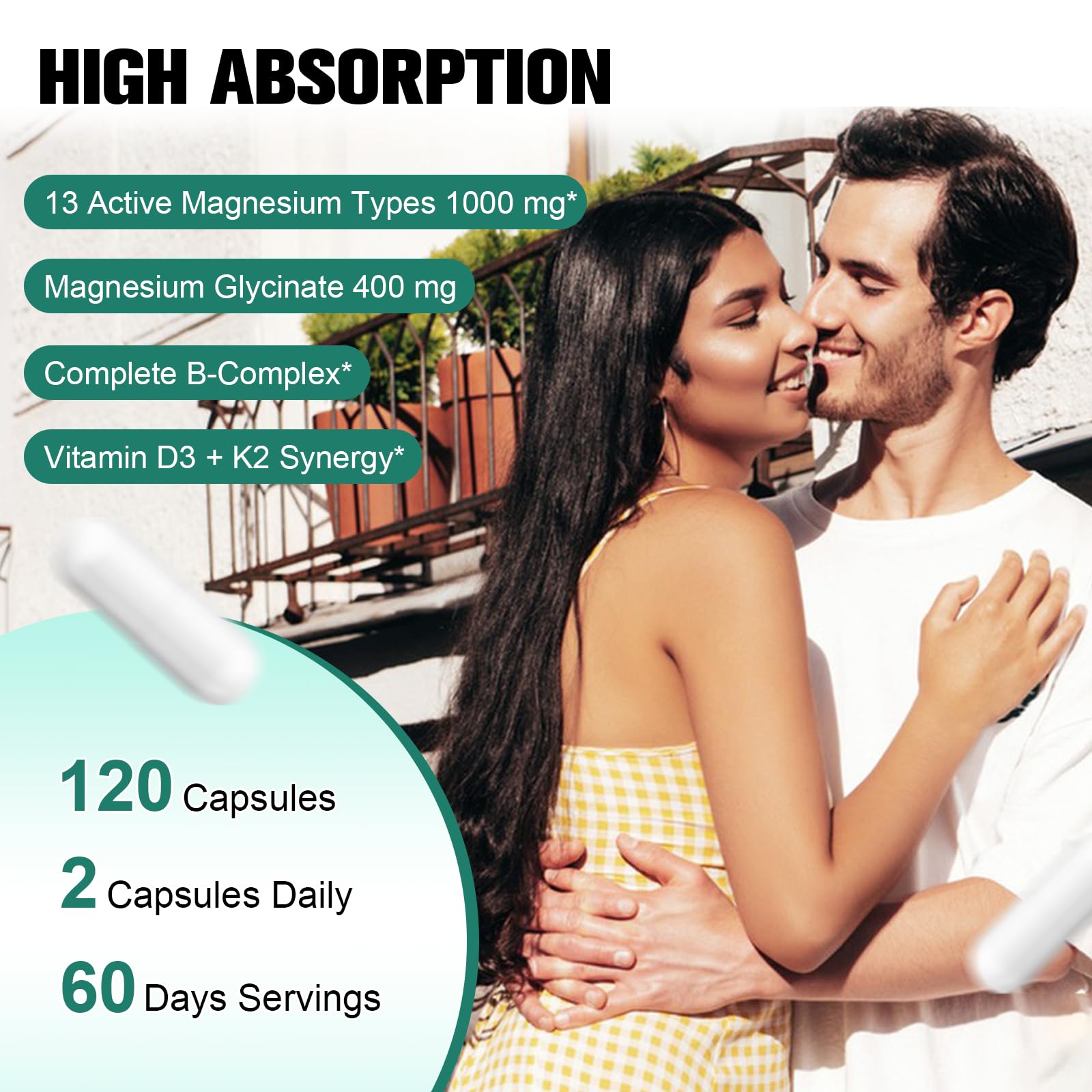 Totaria 25-in-1 magnesium complex bottle on table for daily wellness routine