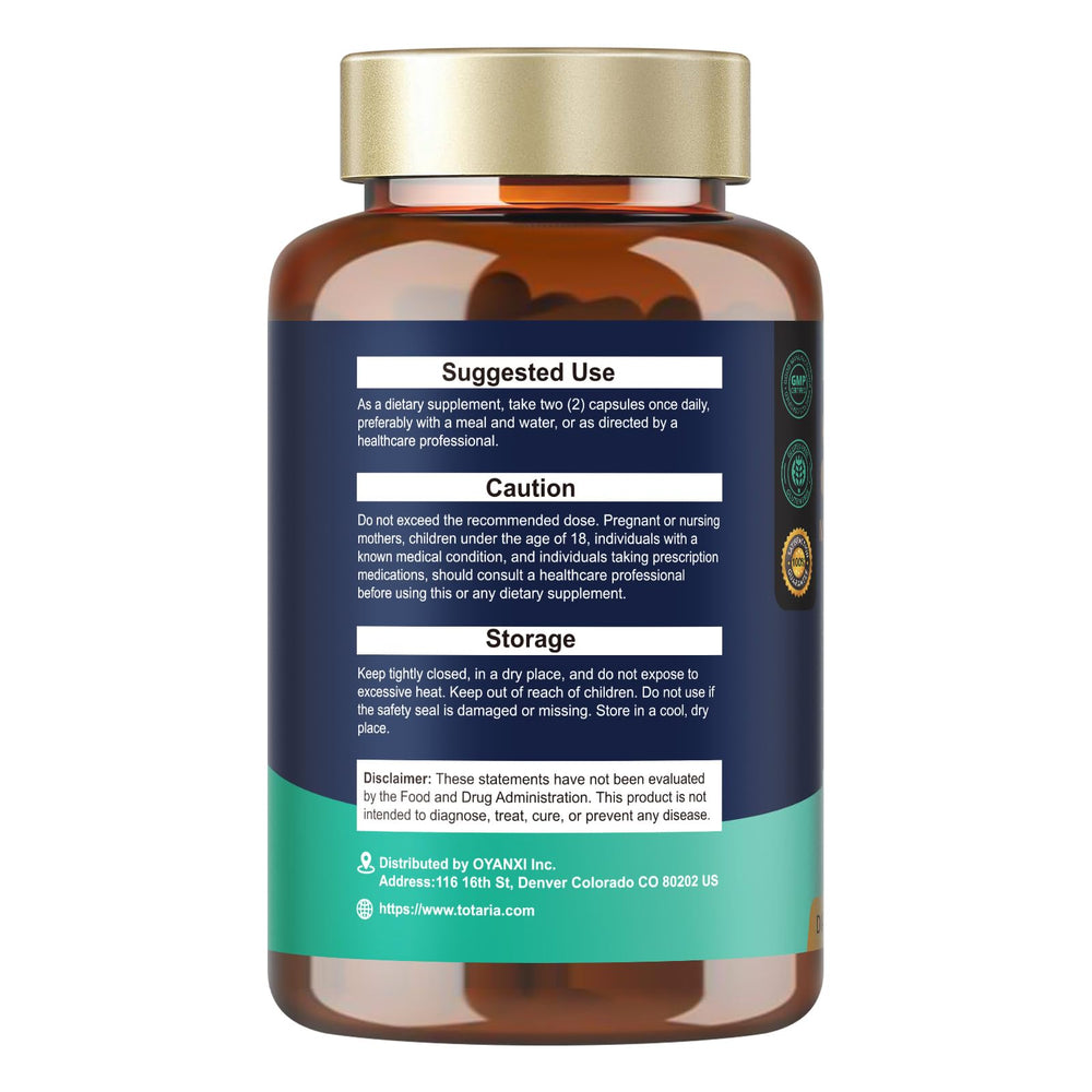 Totaria 25-in-1 magnesium complex night-relaxation scene suggesting peaceful evenings