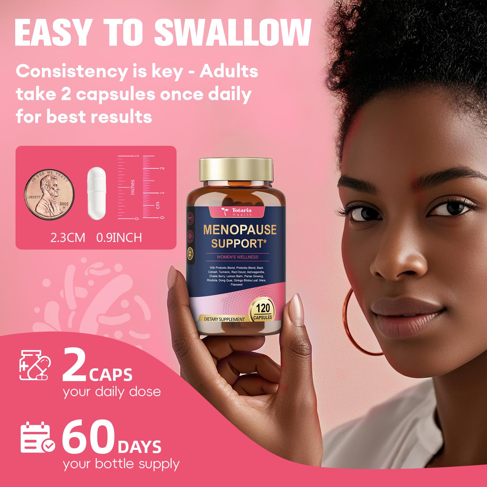 Totaria 40in1 opaque capsules protect sensitive ingredients from light.