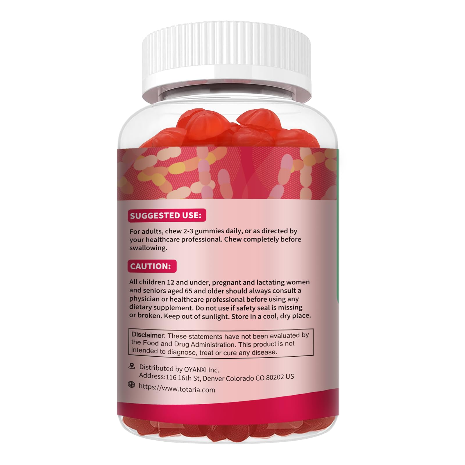 Totaria 60-count pack highlighting value and convenience