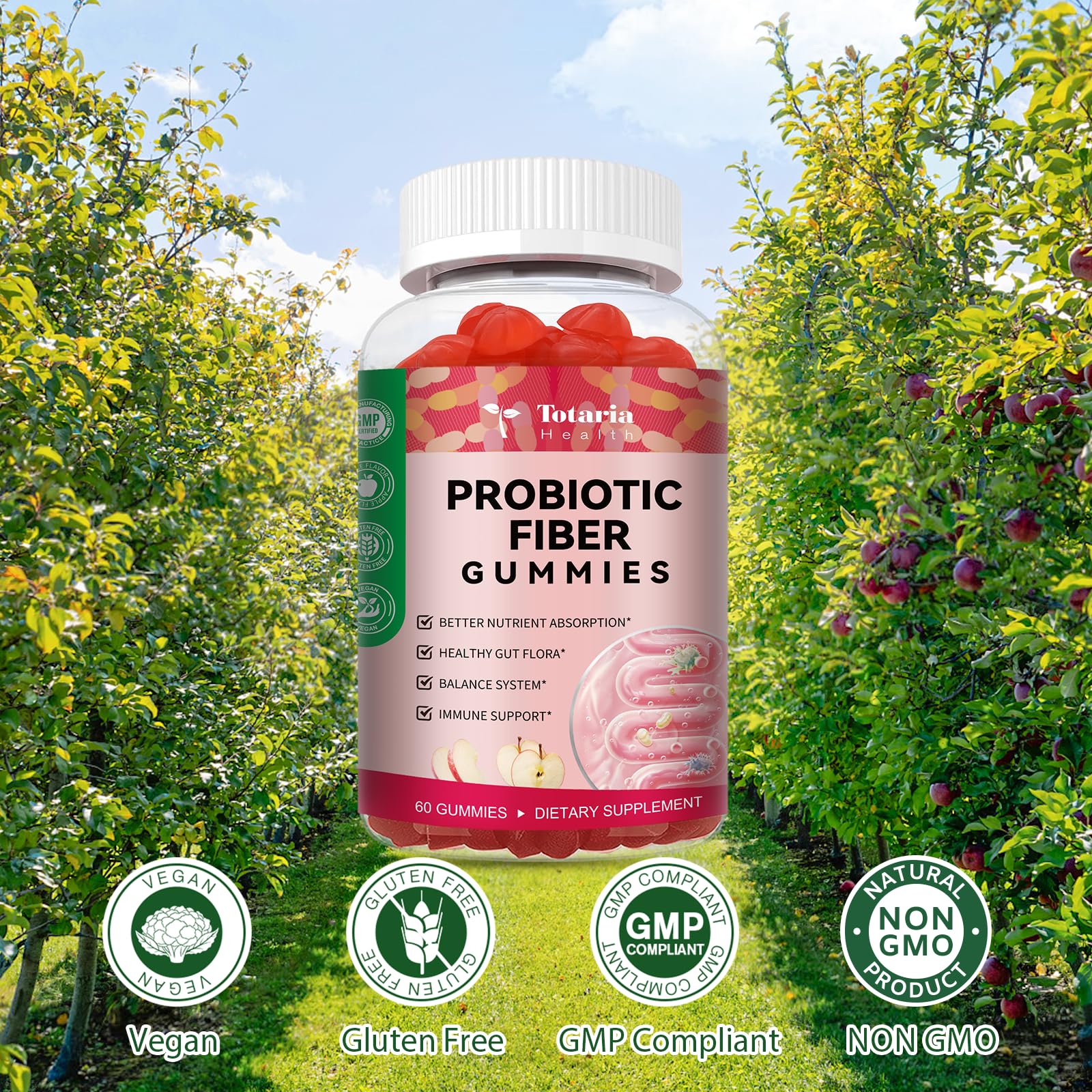 Totaria psyllium husk ingredient emphasis on natural fiber.
