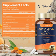 Totaria ALA supports nerve health as part of a balanced routine.