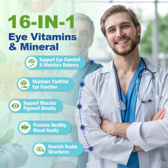 Totaria AREDS2 ingredients chart lists carotenoids and key minerals