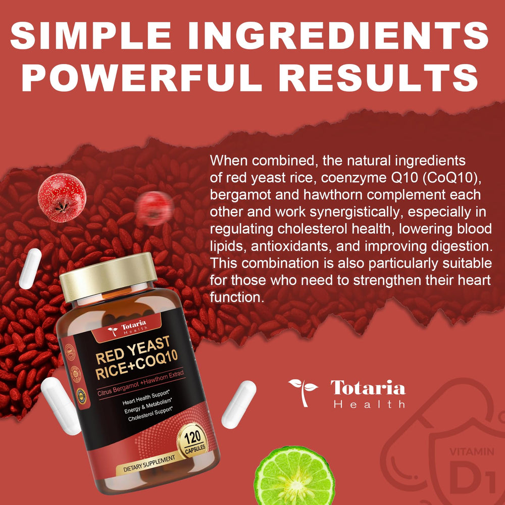 Totaria citrinin-free badge emphasizes safety and purity.